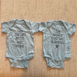 Blue Graphic Kids One Pieces